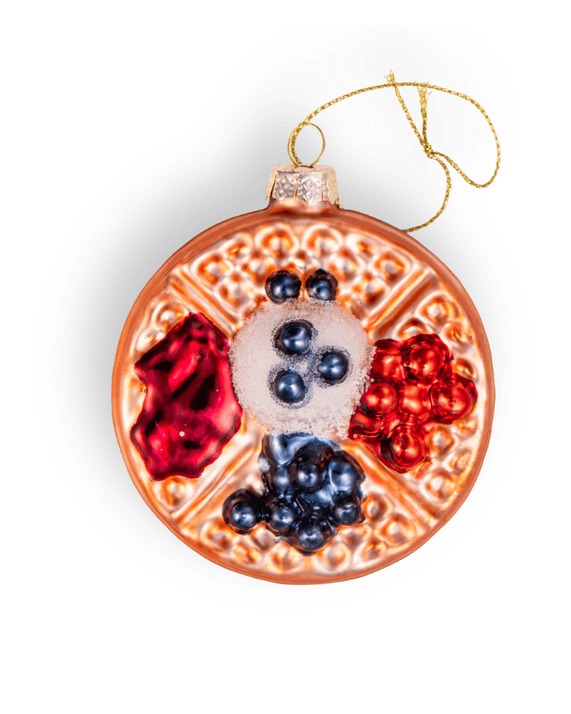 Breakfast Waffle Ornament - Chive US Wholesale