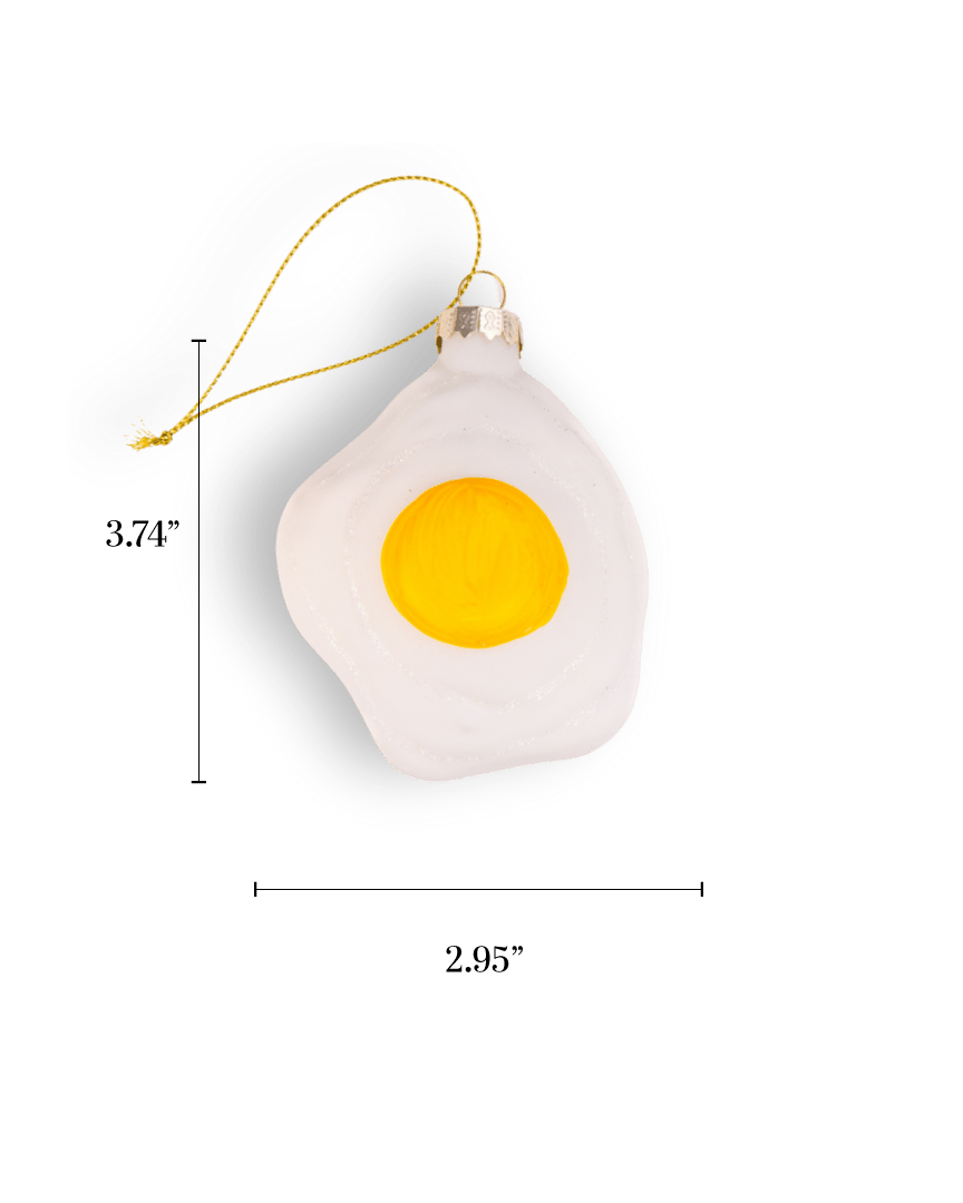 Fried Egg Ornament - Chive US Wholesale