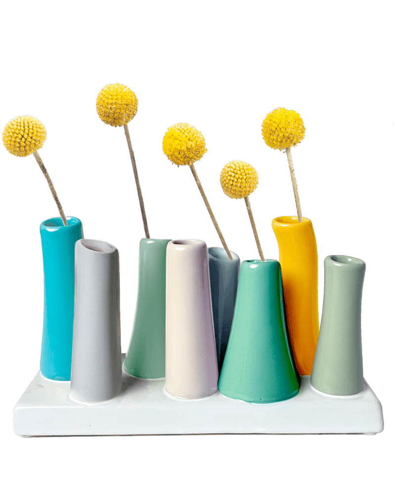 Pooley Modern Bud Vase For Flowers - Chive US Wholesale