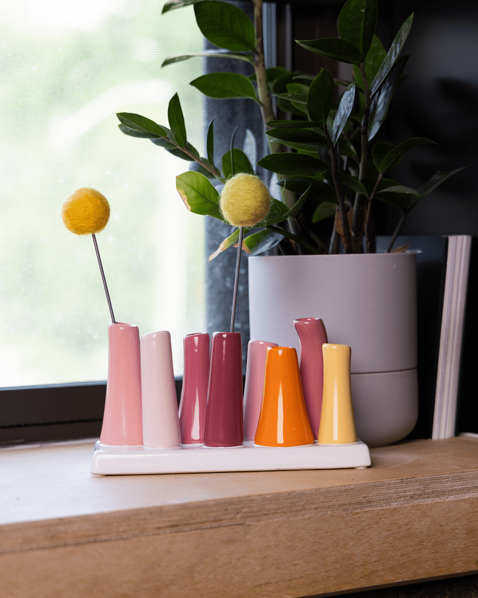 Pooley Modern Bud Vase For Flowers - Chive US Wholesale