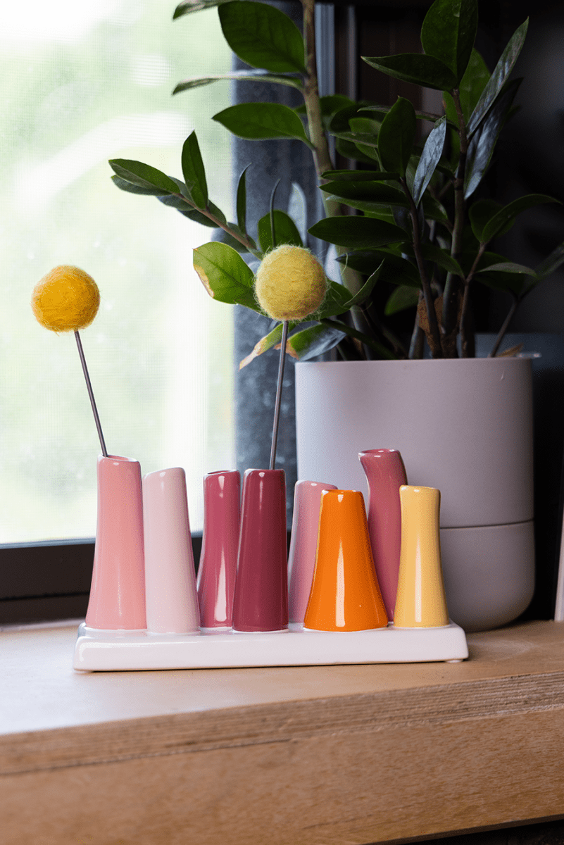 Pooley Modern Bud Vase For Flowers - Chive US Wholesale