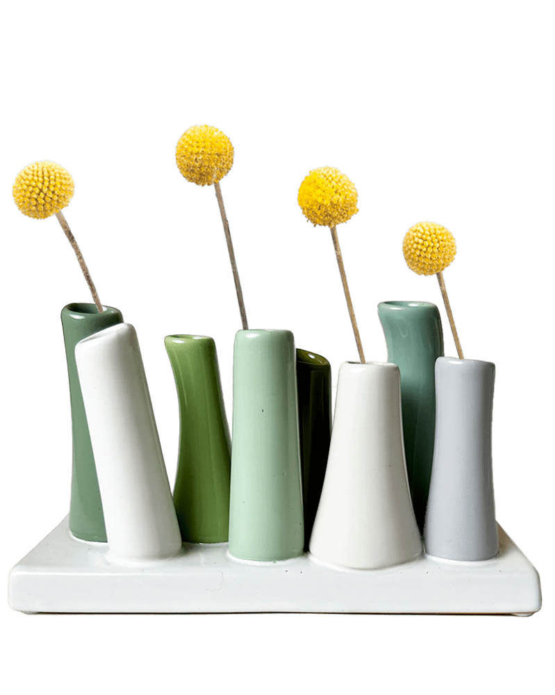 Pooley Modern Bud Vase For Flowers - Chive US Wholesale