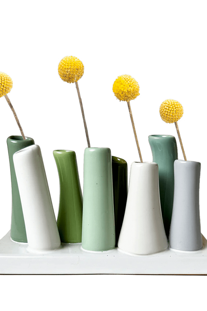 Pooley Modern Bud Vase For Flowers - Chive US Wholesale