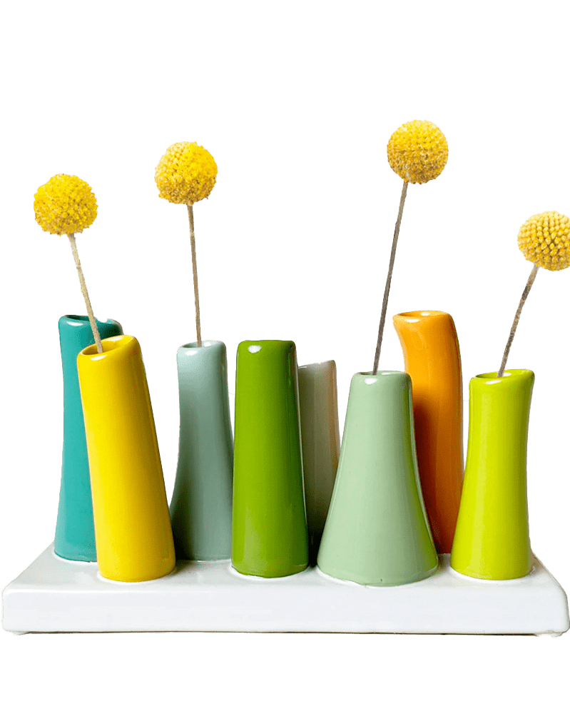 Pooley Modern Bud Vase For Flowers - Chive US Wholesale