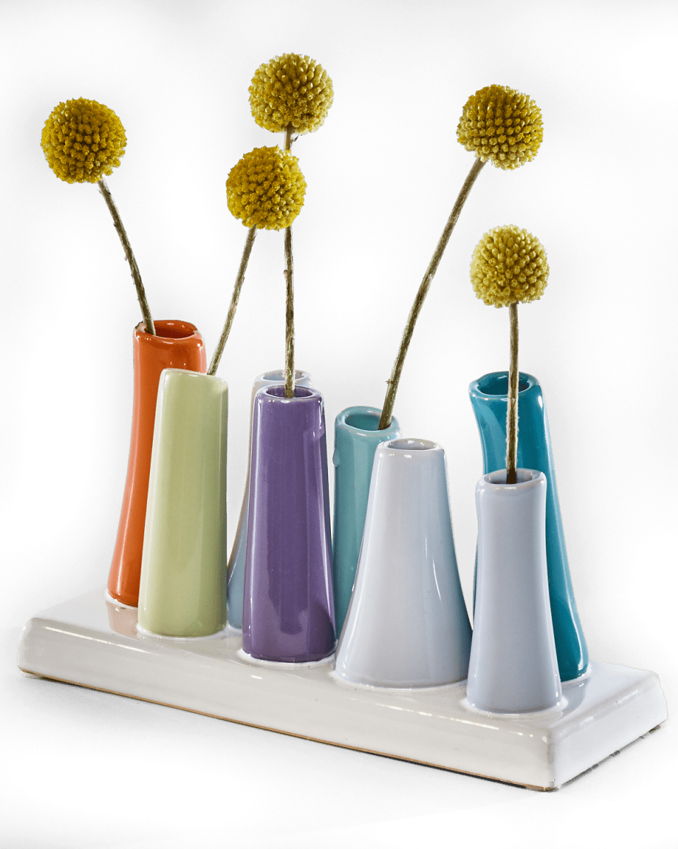 Pooley Modern Bud Vase For Flowers - Chive US Wholesale