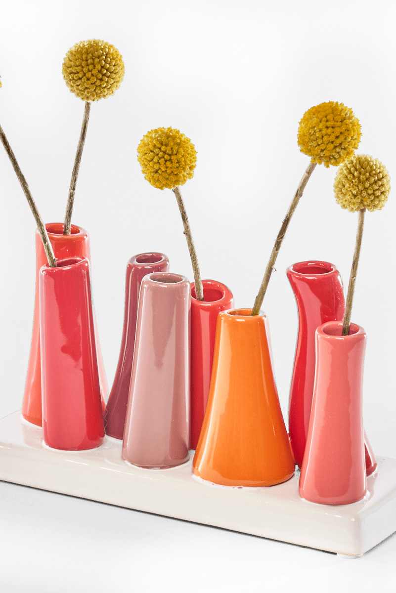 Pooley Modern Bud Vase For Flowers - Chive US Wholesale