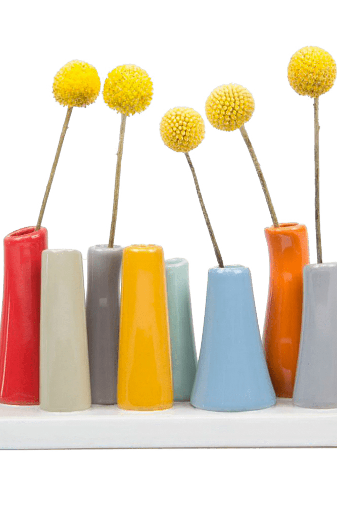 Pooley Modern Bud Vase For Flowers - Chive US Wholesale