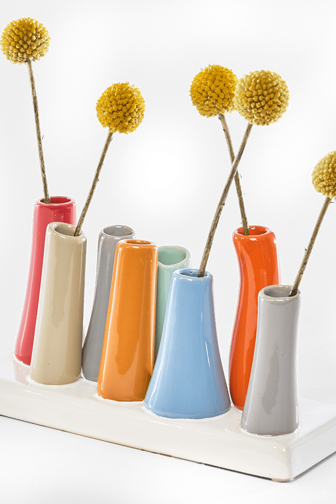 Pooley Modern Bud Vase For Flowers - Chive US Wholesale