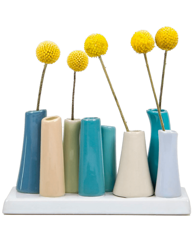 Pooley Modern Bud Vase For Flowers - Chive US Wholesale