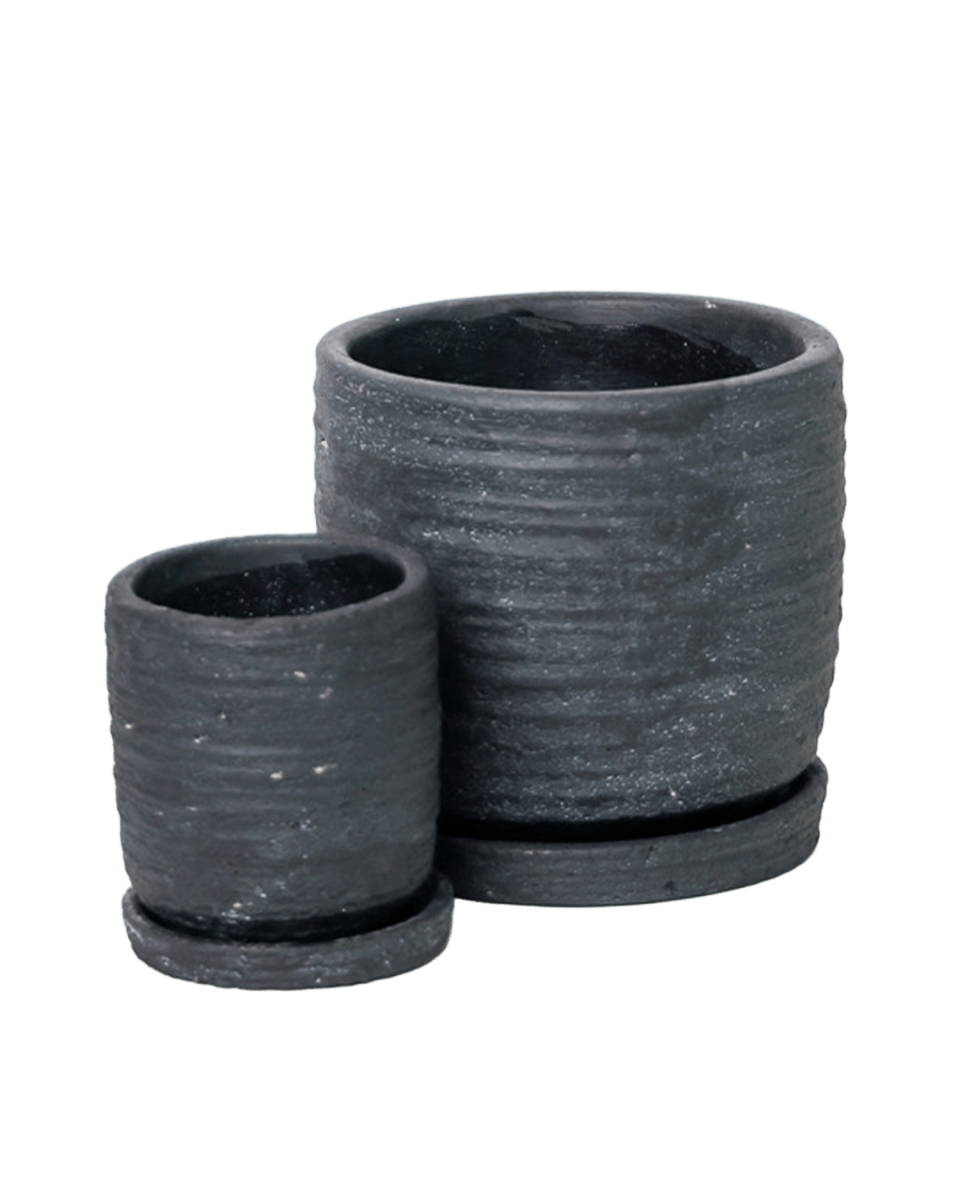 Paul Ceramic Pot And Saucer Set With Drainage - Chive US Wholesale