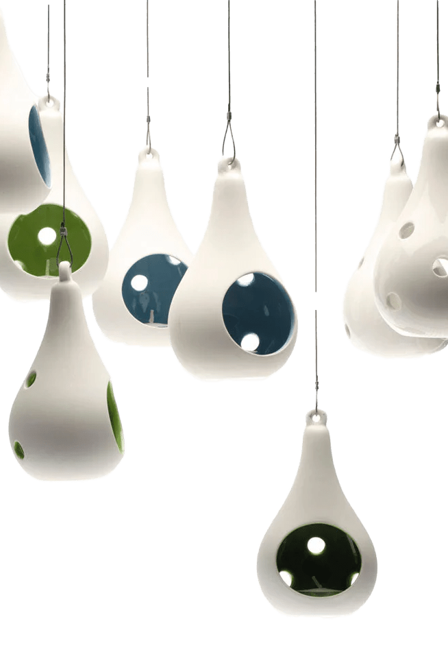 Pod Ceramic Hanging Air Plant Holder - Chive US Wholesale