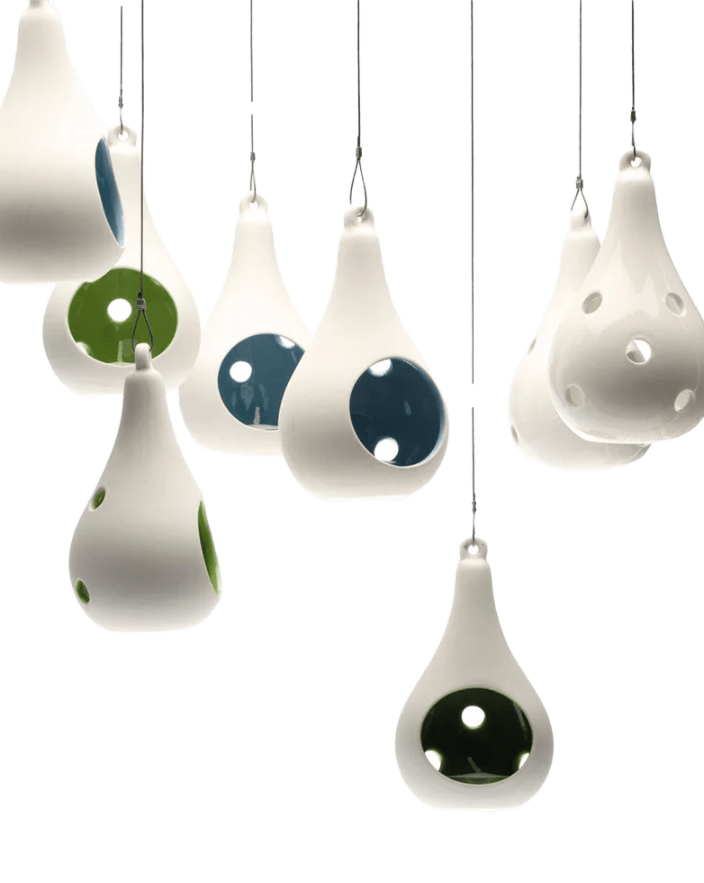 Pod Ceramic Hanging Air Plant Holder - Chive US Wholesale