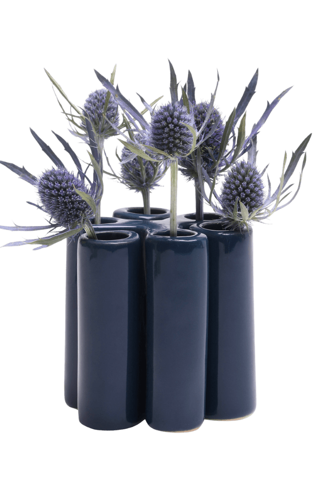 Pooley Puzzle Modern Bud Vase For Flowers - Chive US Wholesale