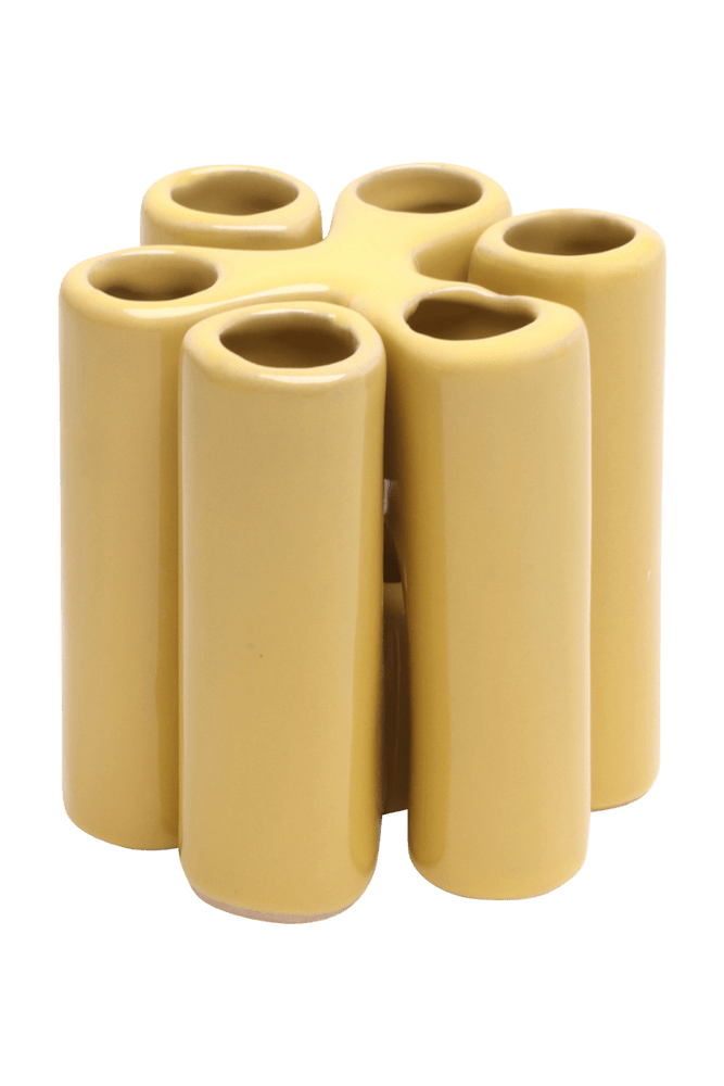 Pooley Puzzle Modern Bud Vase For Flowers - Chive US Wholesale