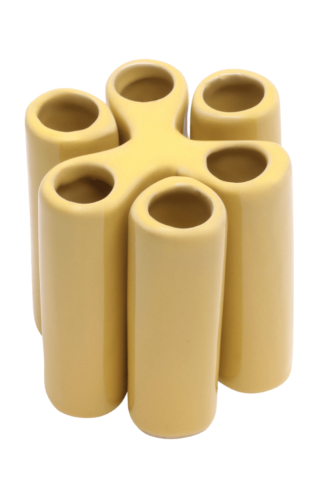 Pooley Puzzle Modern Bud Vase For Flowers - Chive US Wholesale