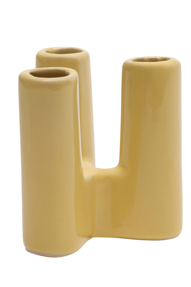 Pooley Puzzle Modern Bud Vase For Flowers - Chive US Wholesale