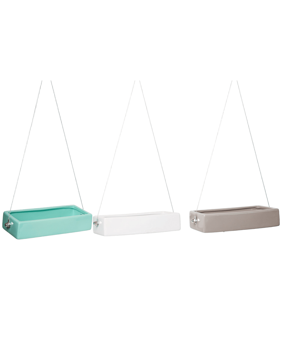 Ragna Ceramic Hanging Planter Kit - Chive US Wholesale