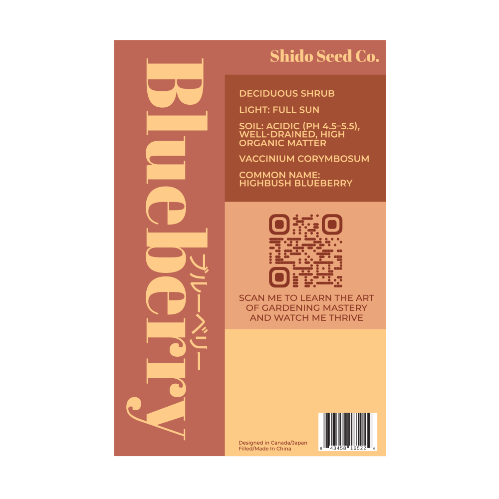 2026 Blueberry Flower Seeds Packet - Chive US Wholesale