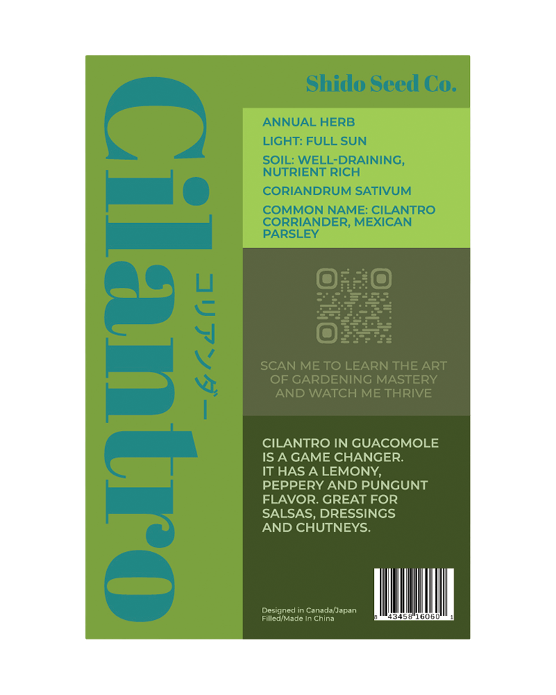 Cilantro Herb Seeds Packet - Chive US Wholesale