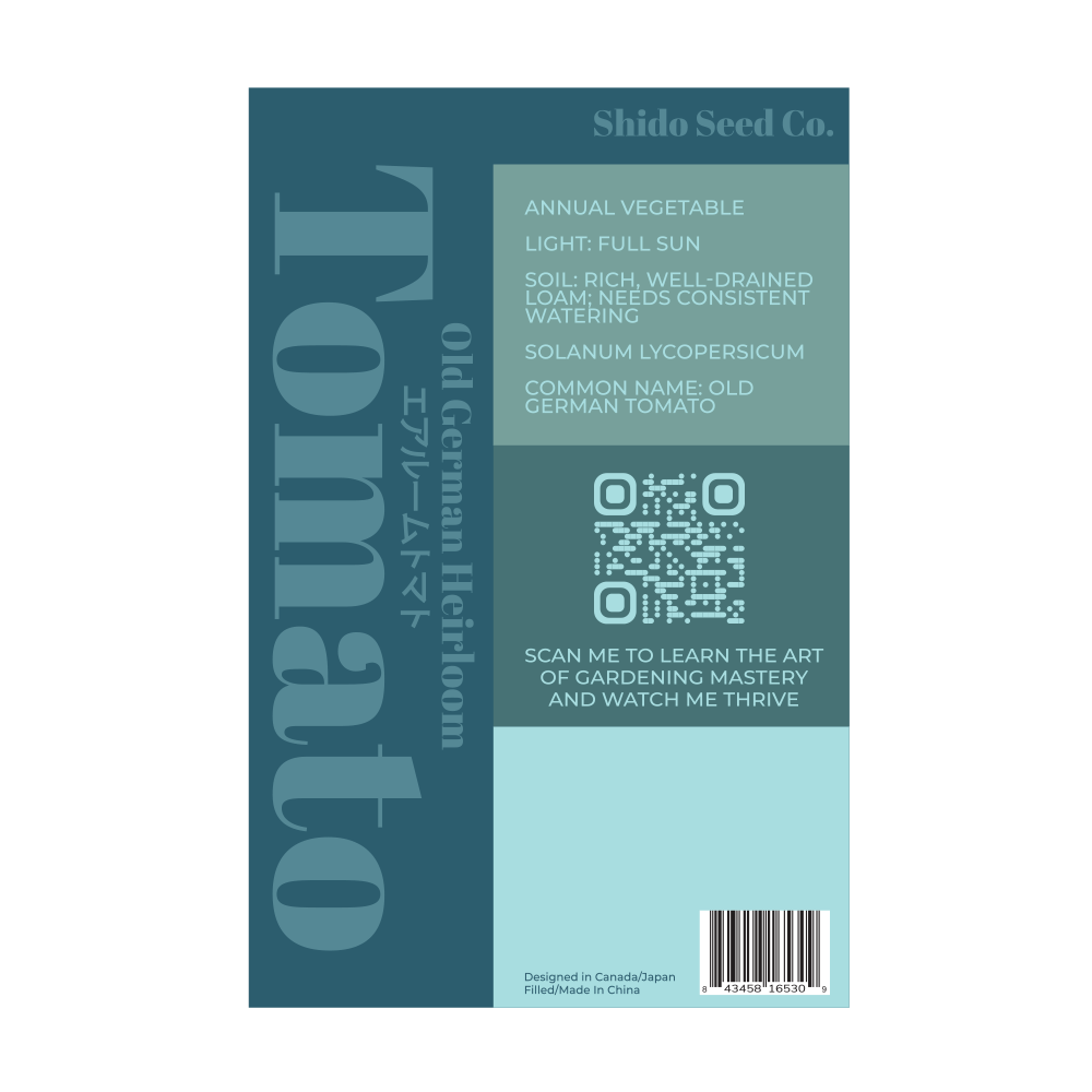 2026 Old German Heirloom Tomato Vegetable Seeds Packet - Chive US Wholesale