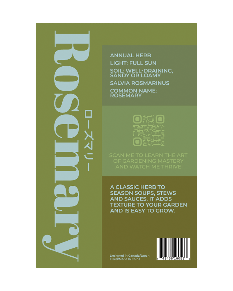 Rosemary Herb Seeds Packet - Chive US Wholesale