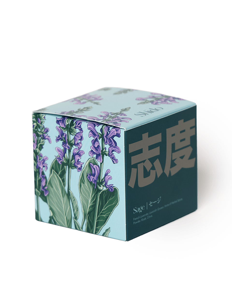 Shido Coconut & Soy Blend Sage Candle - Chive US Wholesale