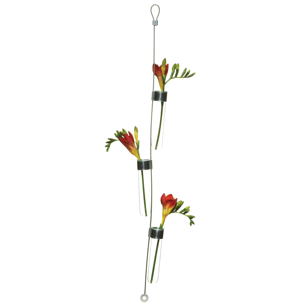 Hanging Airplane Cable & Glass Flower Vase - Chive US Wholesale