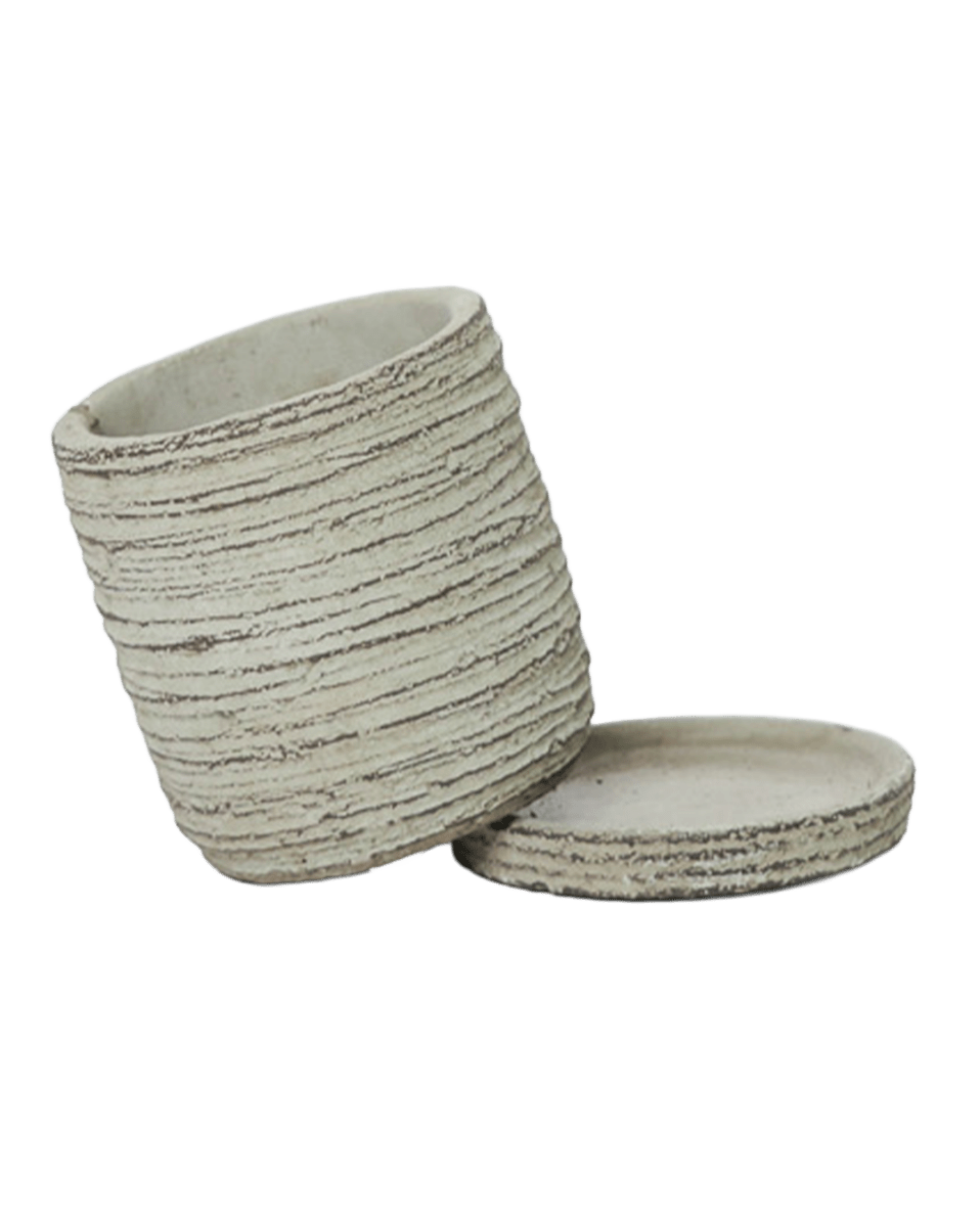 Paul Ceramic Pot And Saucer Set With Drainage - Chive US Wholesale