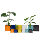 Svek Ceramic Pot And Saucer With Drainage Hole - Chive US Wholesale
