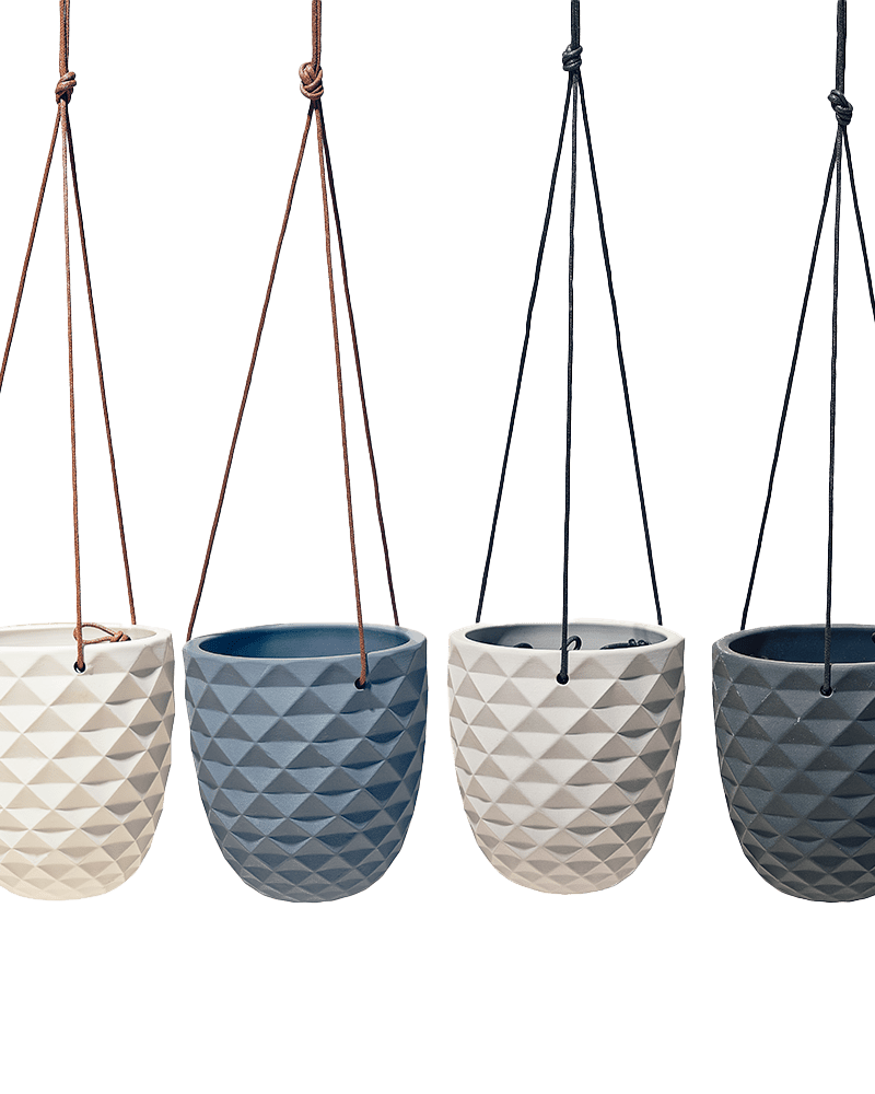 Thimble Porcelain Modern Hanging Planter - Chive US Wholesale
