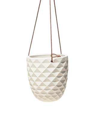Thimble Porcelain Modern Hanging Planter - Chive US Wholesale