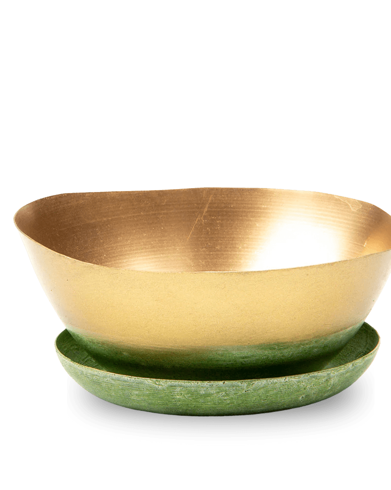 Topper Metal Succulent Dish - Chive US Wholesale