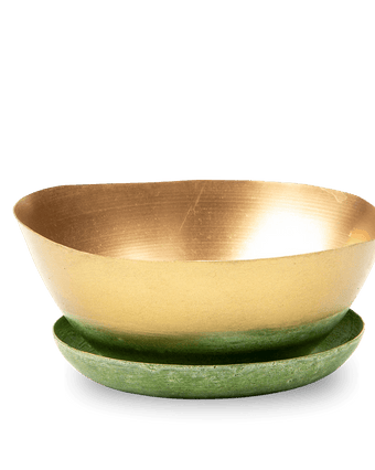 Topper Metal Succulent Dish - Chive US Wholesale