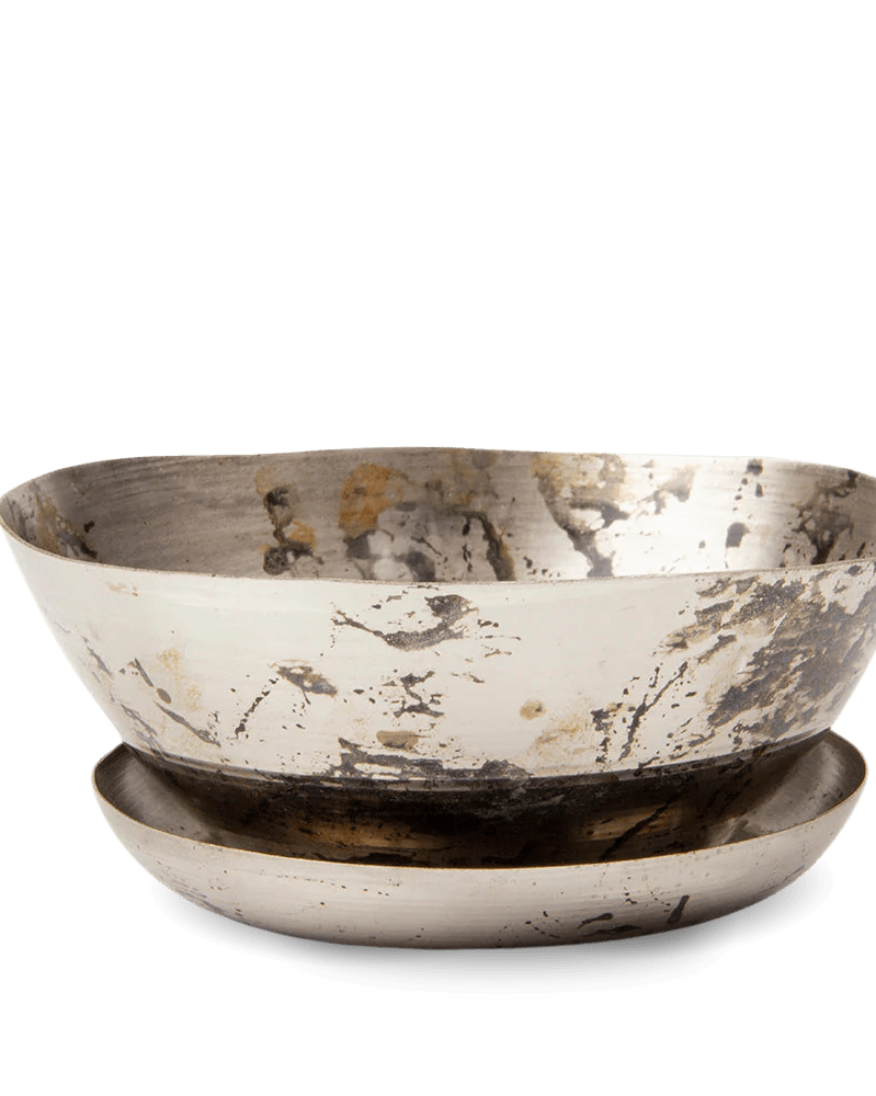 Topper Metal Succulent Dish - Chive US Wholesale