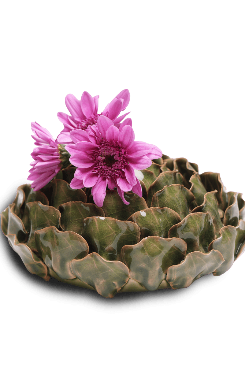 Utopia Ceramic Floral Vase - Chive US Wholesale