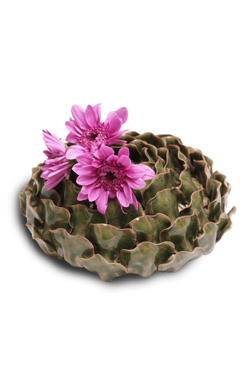 Utopia Ceramic Floral Vase - Chive US Wholesale