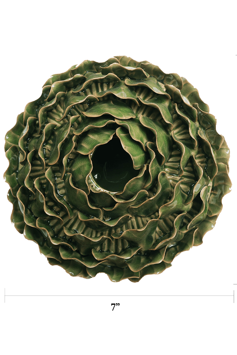 Utopia Ceramic Floral Vase - Chive US Wholesale