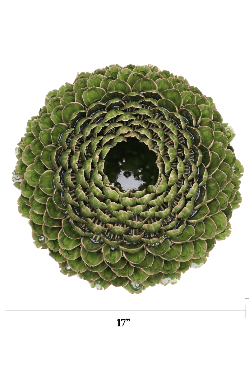 Utopia Ceramic Floral Vase - Chive US Wholesale