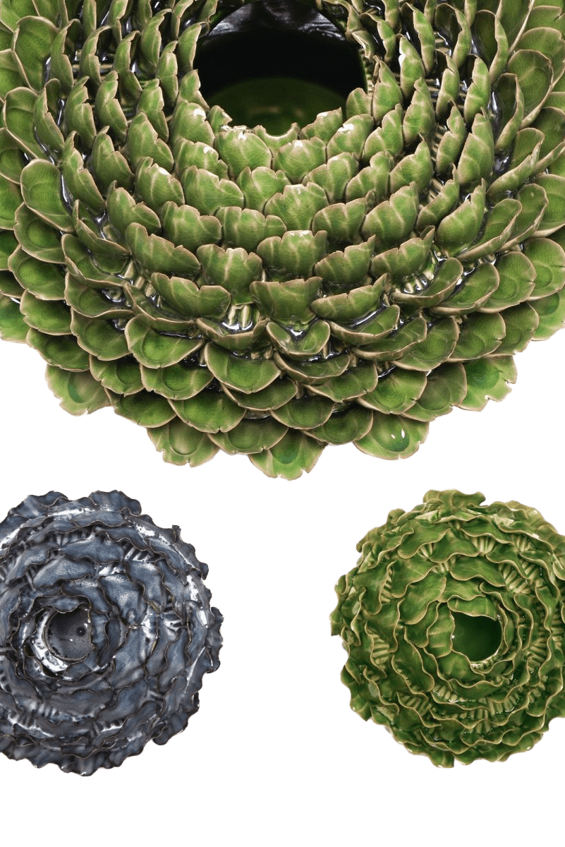 Utopia Ceramic Floral Vase - Chive US Wholesale