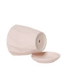 Virago 3.5" Porcelain Pot With Drainage Hole And Saucer - Chive US Wholesale
