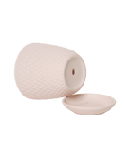 Virago 3.5" Porcelain Pot With Drainage Hole And Saucer - Chive US Wholesale