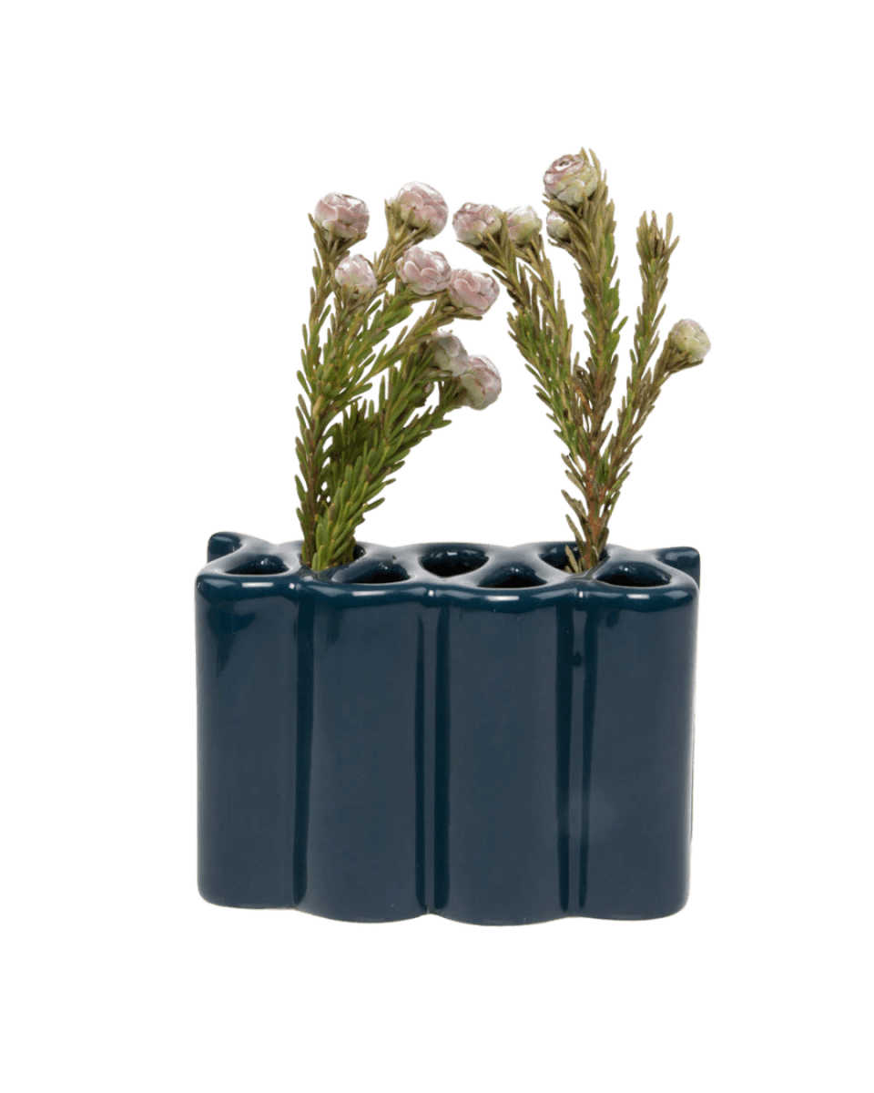 Wave Ceramic Flower Vase Kit - Chive US Wholesale