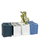 Wave Ceramic Flower Vase Kit - Chive US Wholesale