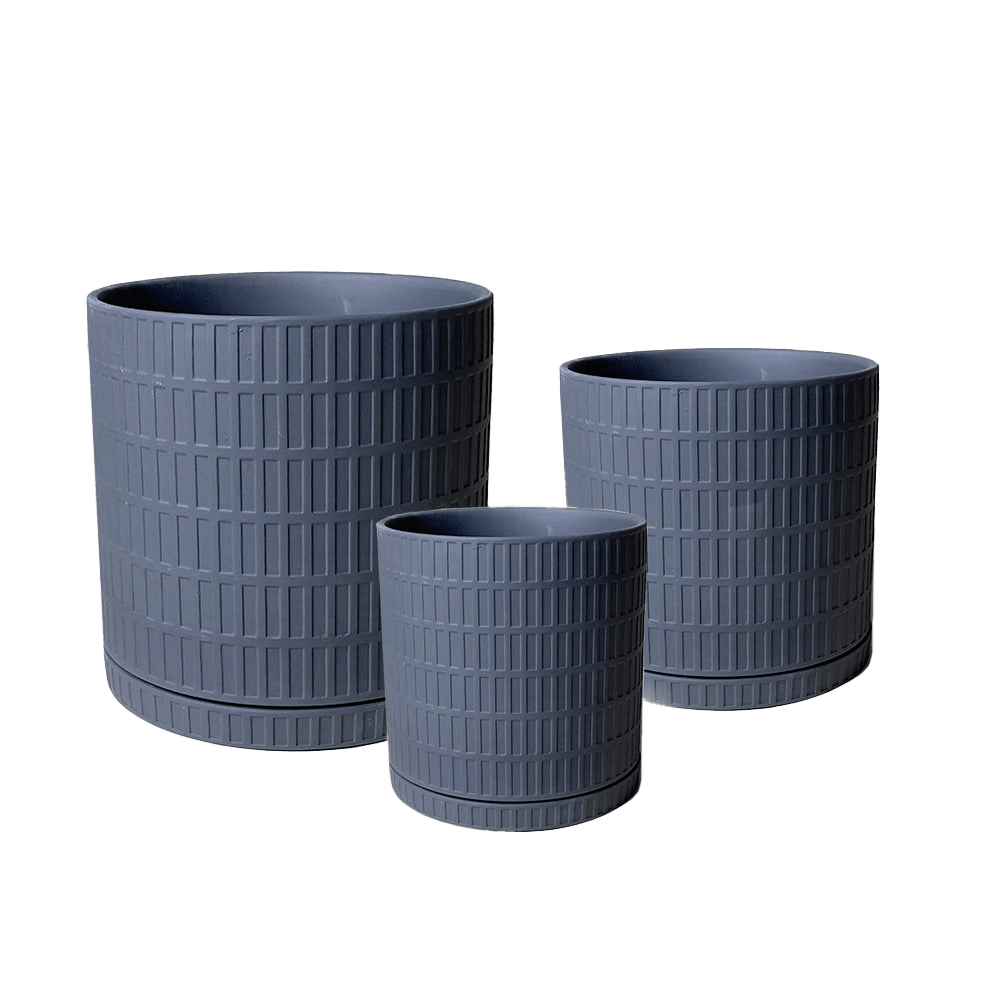 Virago Porcelain Pot With Drainage Hole And Saucer Sets - Chive US Wholesale