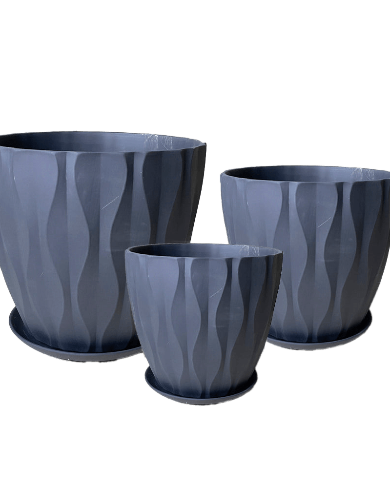 Virago Porcelain Pot With Drainage Hole And Saucer Sets - Chive US Wholesale