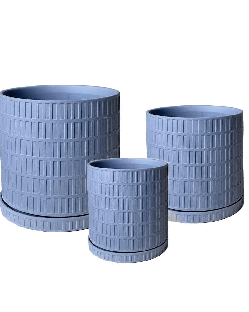 Virago Porcelain Pot With Drainage Hole And Saucer Sets - Chive US Wholesale