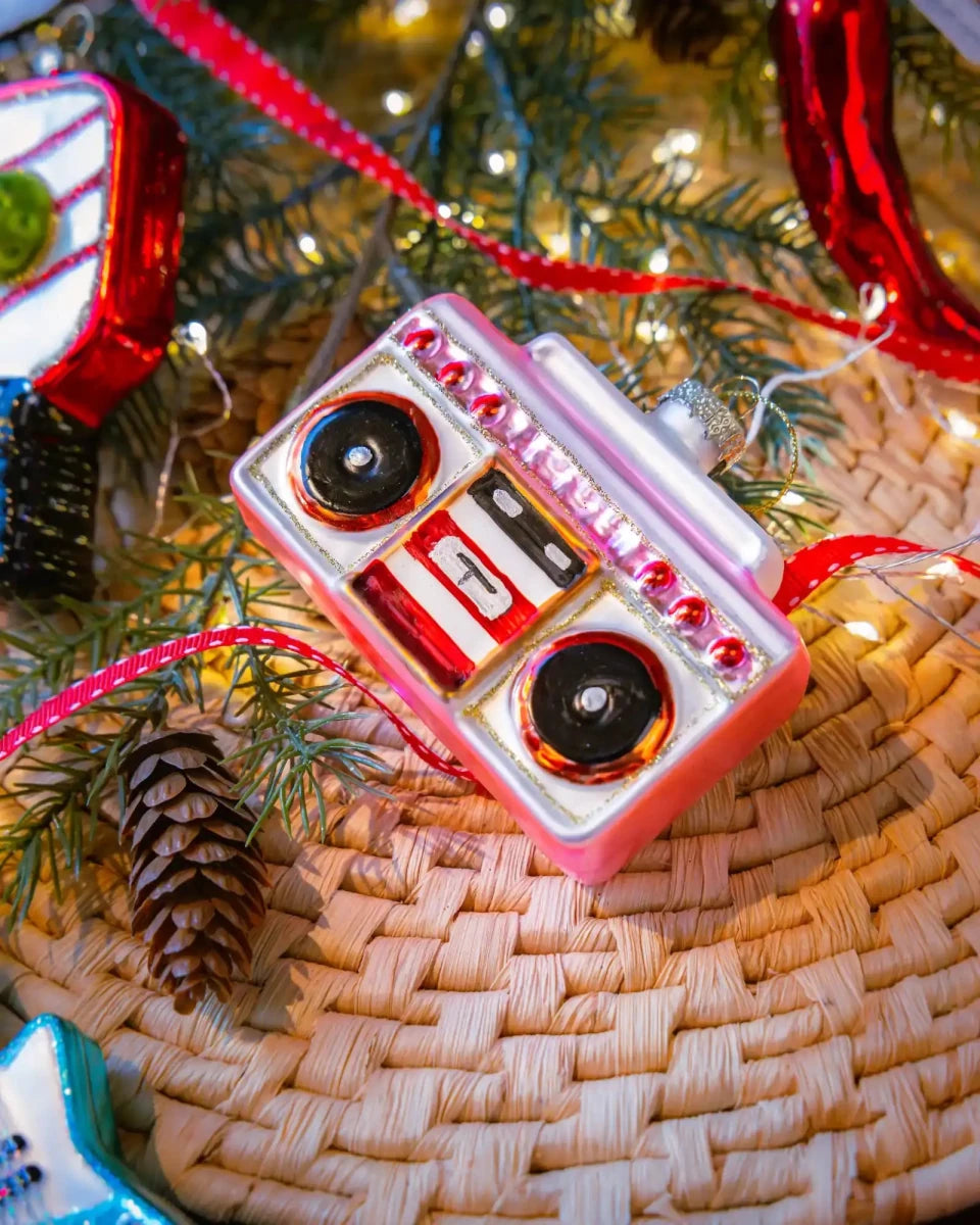 Pink boombox - Ornament - Chive US Wholesale