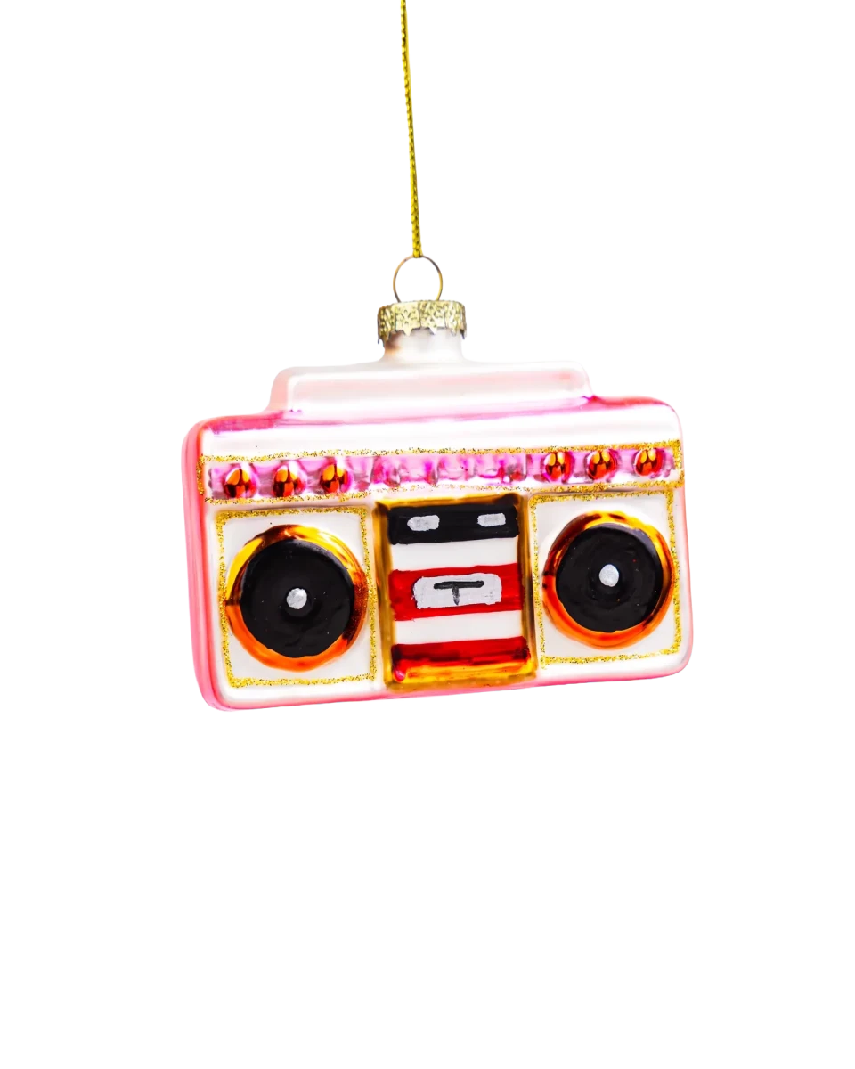 Pink boombox - Ornament - Chive US Wholesale