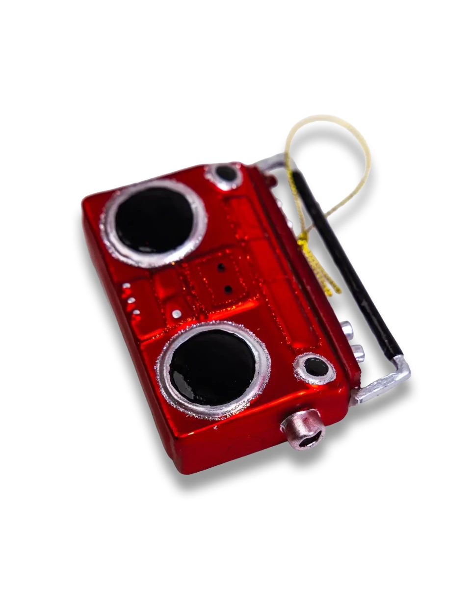 Red Boombox - Ornament - Chive US Wholesale