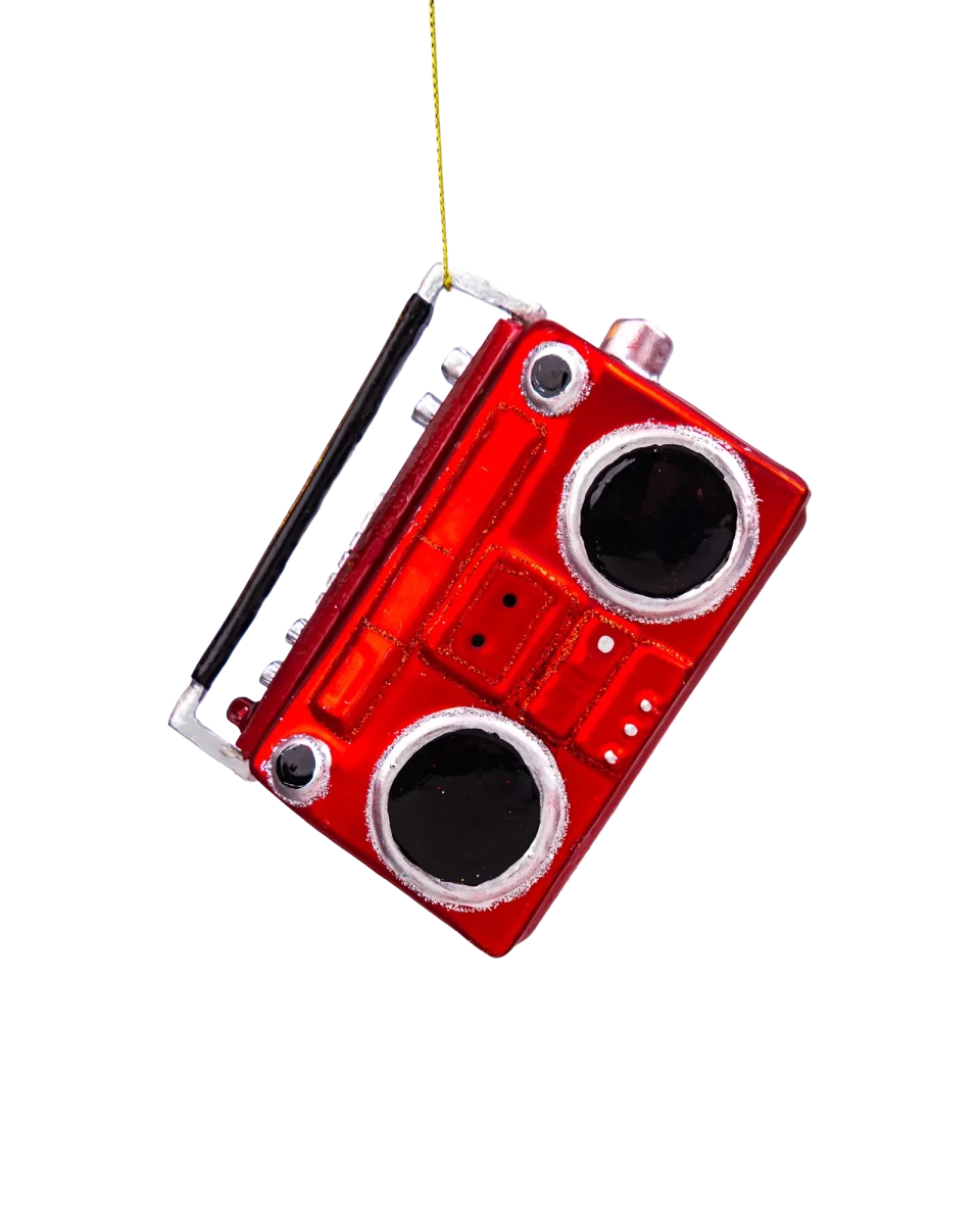 Red Boombox - Ornament - Chive US Wholesale